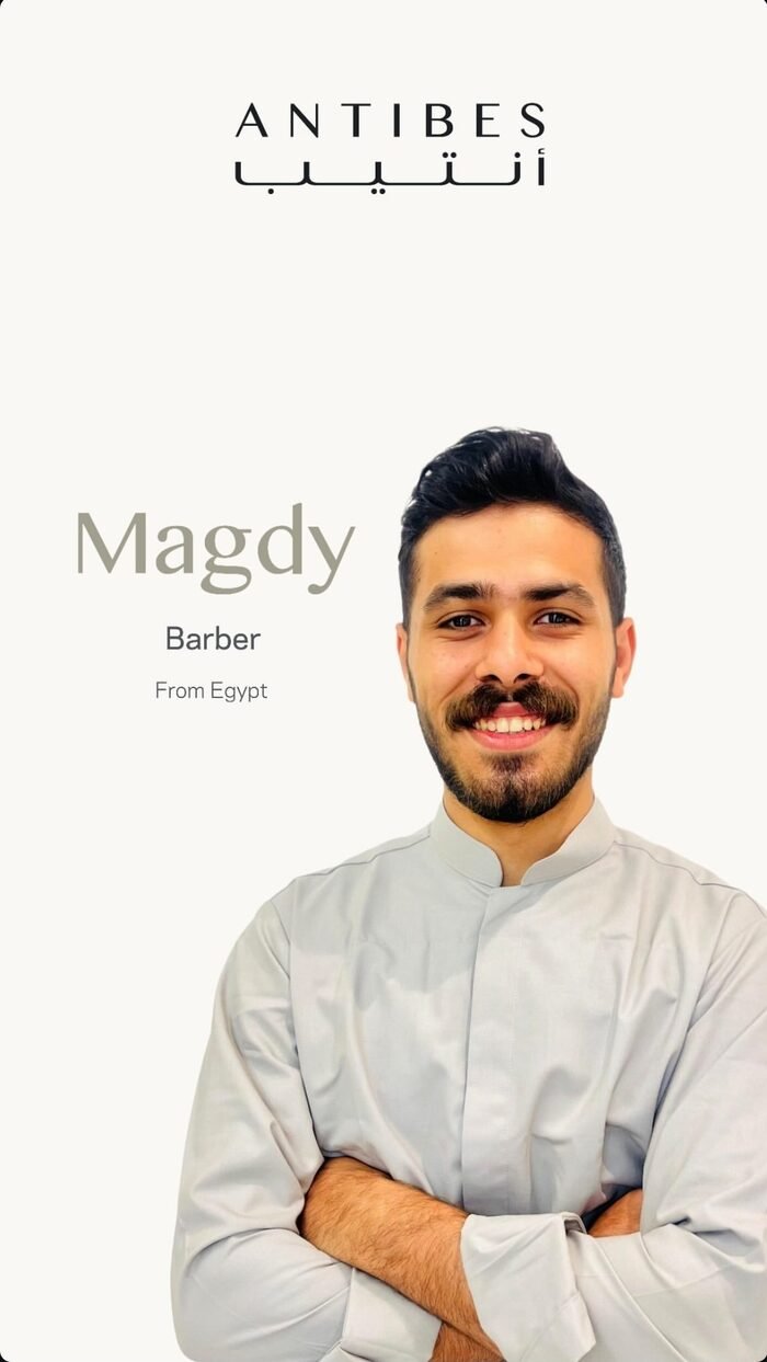 Magdy, Barber at Antibes